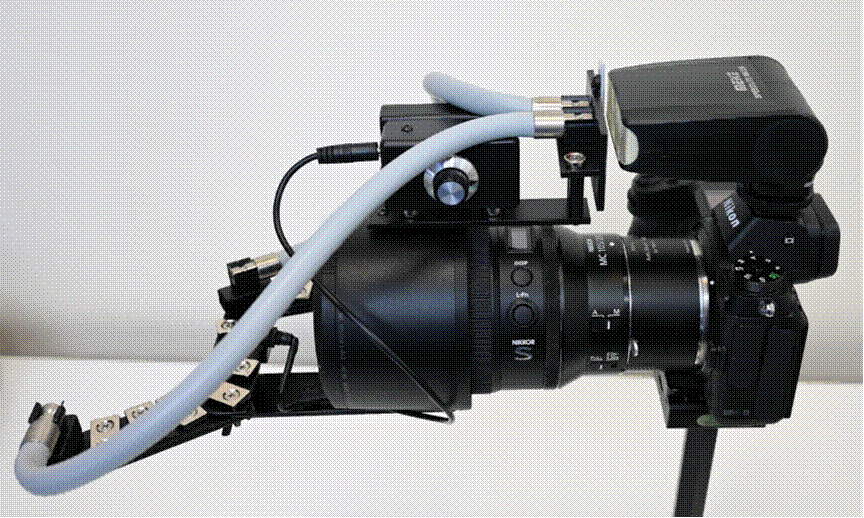 A close-up of a camera
Description automatically generated
